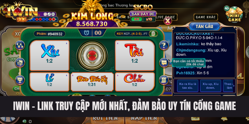 IWIN - Link truy cập mới nhất, đảm bảo uy tín cổng game