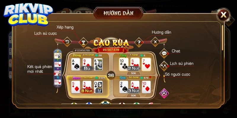 Đầy đủ thông tin chi tiết của game Liêng Cào Rùa Rik vip