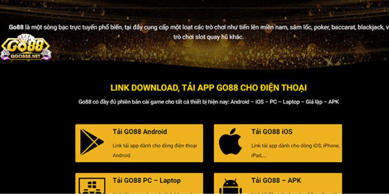 Ưu điểm khi người chơi tải Go88 về điện thoại trải nghiệm